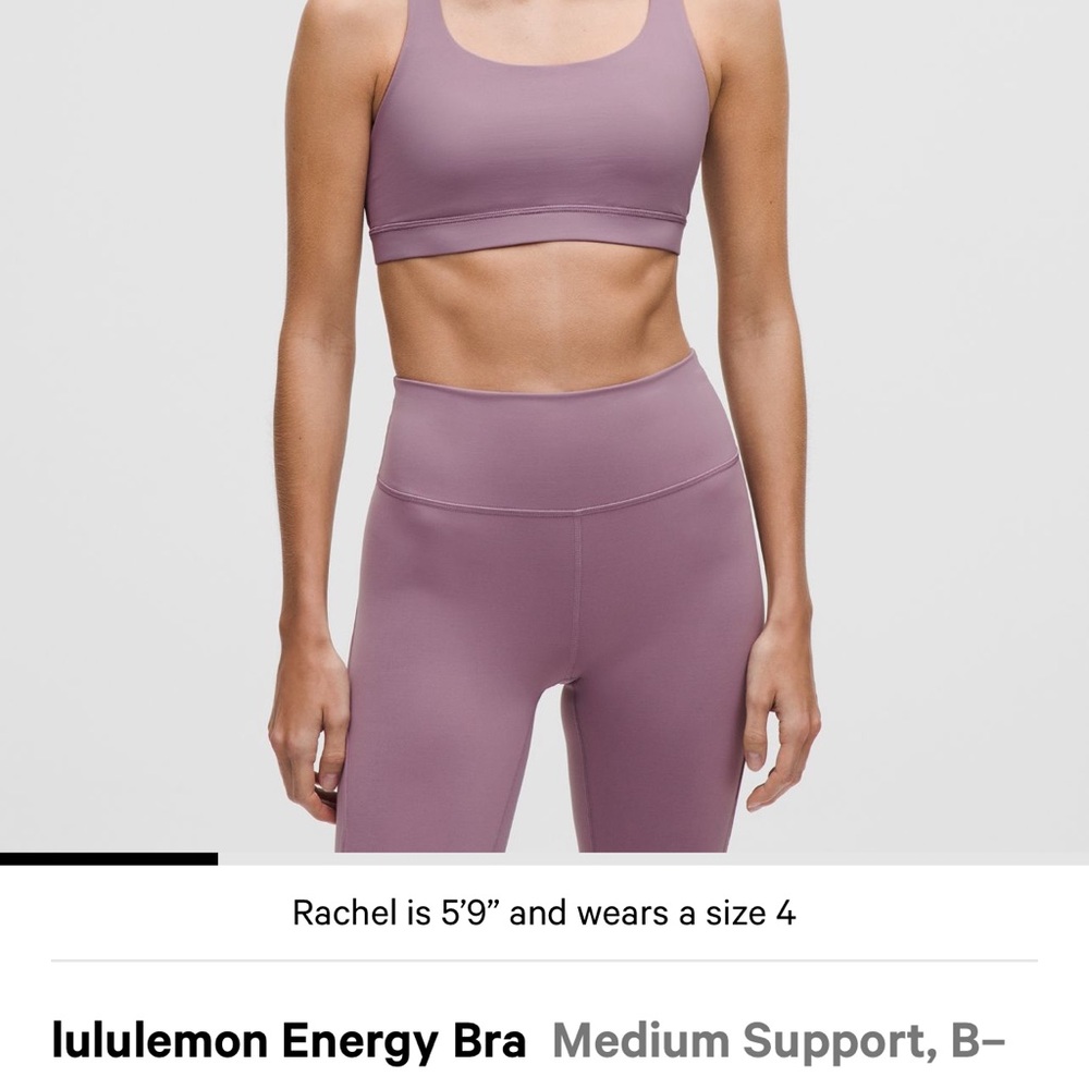 lululemon athletica Women's Energy Bra - Medium Support, Purple